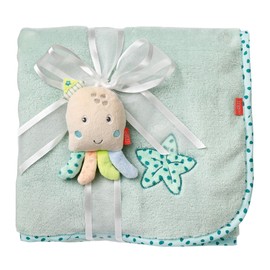 Fehn Cuddly Blanket Octopus - Cuddly Cuddly Blanket as Baby Blanket - Comforter & Crawling Blanket for Prams and Baby Seat - Ideal Comforter and First Blanket - for Babies from 0+ Months