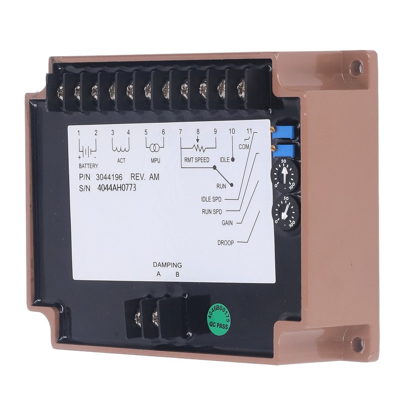 Generator Speed Controller Electronic Engine Governor Slow Start Idle Control