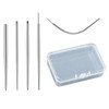 BCYSNR 5 Piece Piercing Insertion Aid Piercing Needle, Piercing Set,