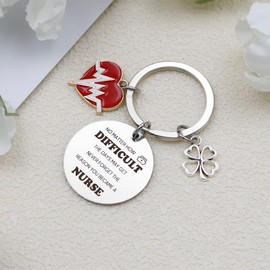 Nurse Gifts for Women,Nurses Week Gifts,Nurse Accessories for Work,Thank You School Cool Appreciation Gift for Nurses Female Student Graduation Gift Christmas Retirement Valentines Keychain Keyring