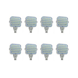 NAKED BULB NK-921-250CW LED RV Replacement EMI Suppressed Vented Bulb, Wedge T5 Base – i.e. (921 Type), 250 Lumen 8-20 Volts Cool White (8 Pack)