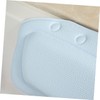 Beavorty 1pc PVC Bath Pillow for Tub Bathtub Cushion Suction