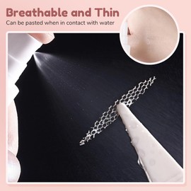 Sticulante de Doble Párpado Ultra Natural Sin Pegamento, Cinta de Párpado Invisible Impermeable Para Ojos con Capucha, Tiras de Levantadores de Párpados Invisibles Para Mujeres Niñas (S: 2.2 * 0.4cm)