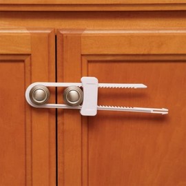 Safety 1st White Double Door Cabinet Slide Lock (2-Pack) - 1 Each