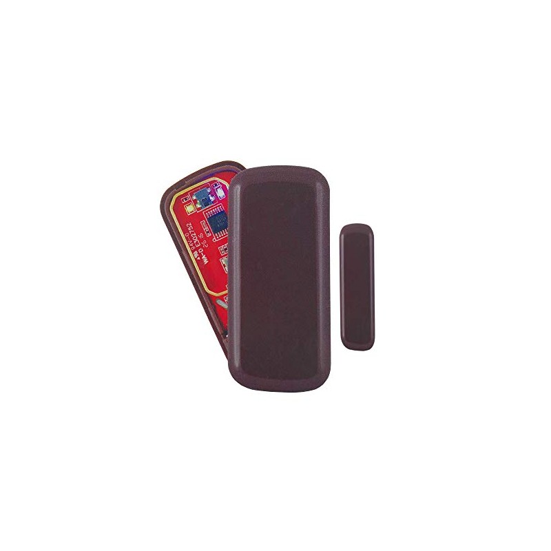 Honeywell 5800MINIBR 5800 Mini Brown Wireless Door/Window Contact Supplied with