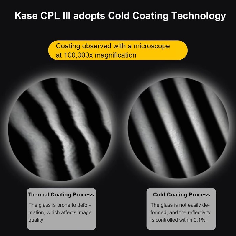 Kase 67mm CPL III Circular Polarizer Filter with Ultra-Low Reflectivity