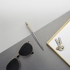 Parker Jotter Ballpoint Pen | Stainless Steel with Golden Trim