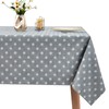 WenYa Polka Dot Tablecloth Wipe Clean Table Cloth Wipeable PVC