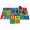 Hey! Play! Interlocking Foam Tile Play Mat with Letters -