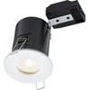 Knightsbridge 230V IP65 Fixed GU10 Fire-Rated Downlight White, VFCFIPW