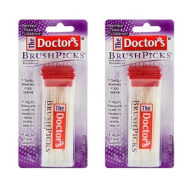 The Doctor's BrushPicks Interdental Toothpicks, 120-Picks per Pack (2-Pack)