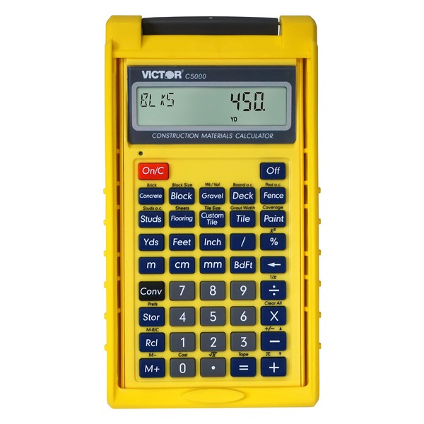 Victor C5000 Construction Materials Calculator with Protective Case