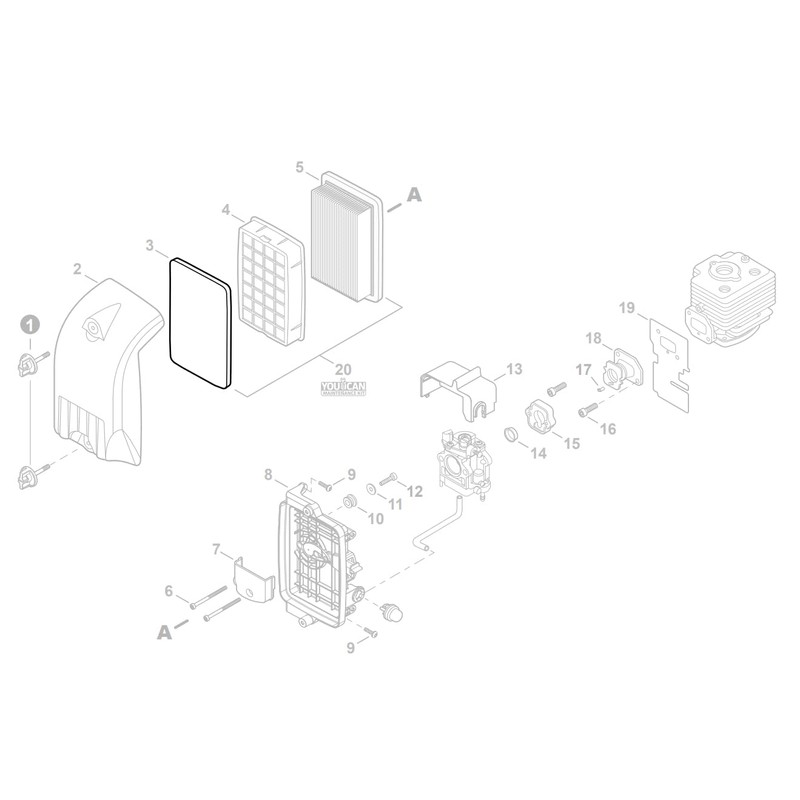 Echo & SHINDAIWA Genuine A226000480 PRE-Filter Foam New OEM Factory