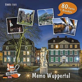 FindeFuxx Memo Wuppertal 80 Playing Cards (40 Picture Pairs)