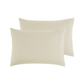 Empyrean Bedding Pillow Cases Standard Size - Soft Pillow Cases Queen - Standard Pillow Cases Set of 2 - Queen Pillow Cases Set of 2 - Queen Pillowcases Standard Size - Cream Beige