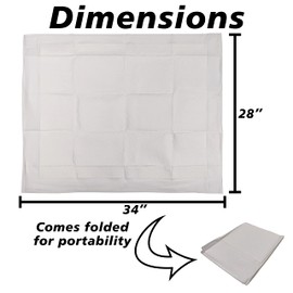 Ultra Absorbent - Leak-Proof Pee Pads for Dogs Rabbits and Cats (5 Layers) with Pheromone Attractant Scent to Improve Potty Training Success - (100 Count) - X-Large - 28" x 34" by SciencePurchase