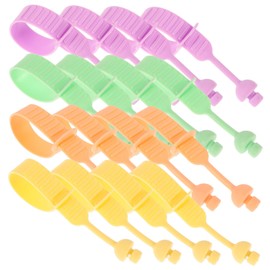 Operitacx 16 Stück Toilettendeckelheber erhöhter Toilettensitz Steigleitung Toilettenzubehör runden Werkzeuge für Toilettenlifte Toilettensitzheber für Badezimmer Kieselgel