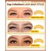 PHKERATA Fluffy Lash Clusters Wispy Eyelash Clusters, D Curl Cluster