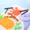 BAZIC 8 Color Premium Quality Super Jumbo Triangle Crayon