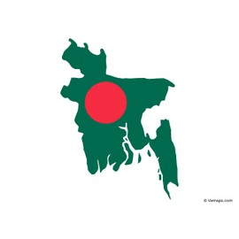 Set of 5 National Flag Themed Sticker Decal of Flag, Country Map, Pop Socket Shape, Heart Shape and with USA Flag for Car, Phone, pop sockets, Laptop, Mug, Bottle, Textbooks (Bangladesh)