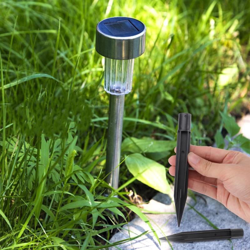 10pcs Ground Spike Lawn Lamp Resistant Landscape Lighting Ground Replacement