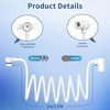 Replacement Hose Fit for Waterpik Sonic-Fusion SF-01/02/03/04 Flossing Toothbrush, Replacement