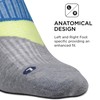 Feetures Elite Max Cushion No-Show Tab Unisex Running Socks, Summer