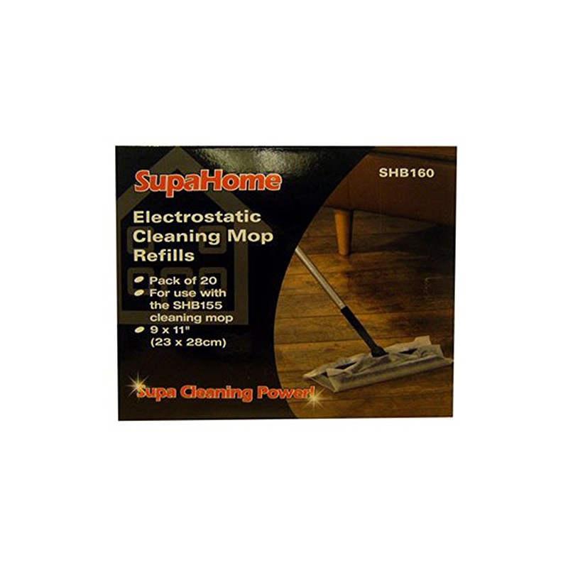 SupaHome - Electrostatic Cleaning Mop Refills - 20 Pack