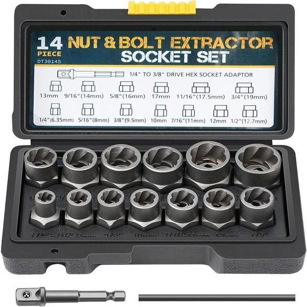 Impact Bolt & Nut Remover Tool Kit Set, 1 Set