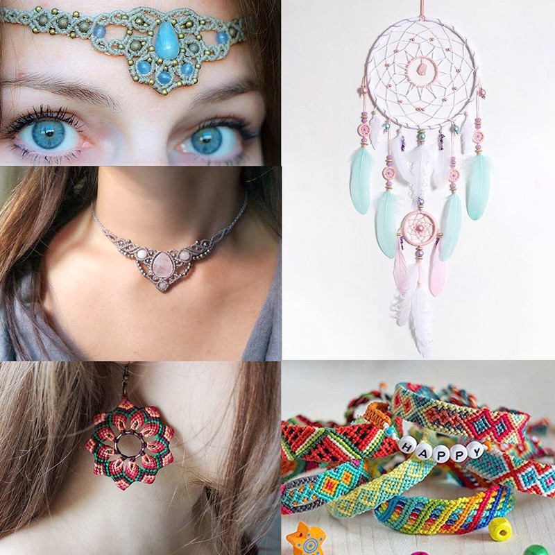 Waxed Thread, Wax String, Coated Cord Heavy Duty Polyester 284Yard