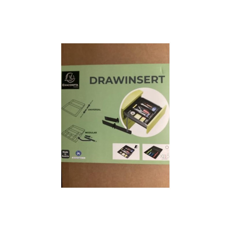 Exacompta Drawinsert 316014D Drawer Liner with 4 Removable Blades 100%