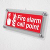 V Safety Fire Alarm Call Point - Landscape - 300