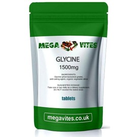 GLYCINE Tablets 1500mg x 120 - MEGAVITES