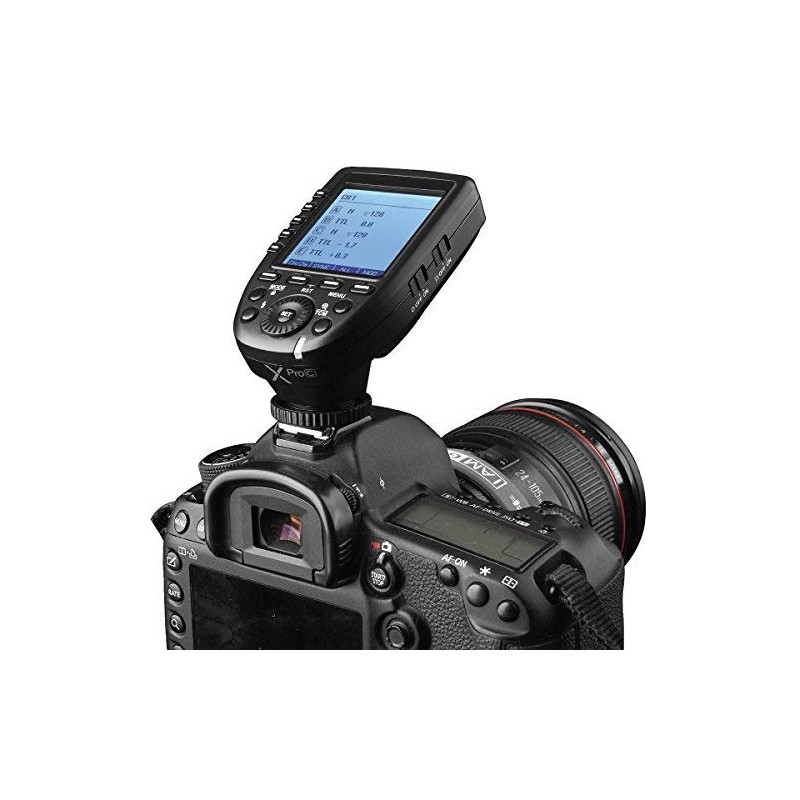 Godox Xpro-C E-TTL II 2.4G Wireless Flash Trigger with High