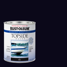 Rust-Oleum, Black, 207006 Marine Topside Paint, 1-Quart, 32 Fl Oz (Pack of 1)
