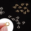 925 Sterling Silver Clasps for Jewellery Making, 40PCS Gold and