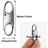 6Pcs Zipper Pull Replacement, Zipper Clip Theft Deterrent,Premium Zipper Lock,Upgraded