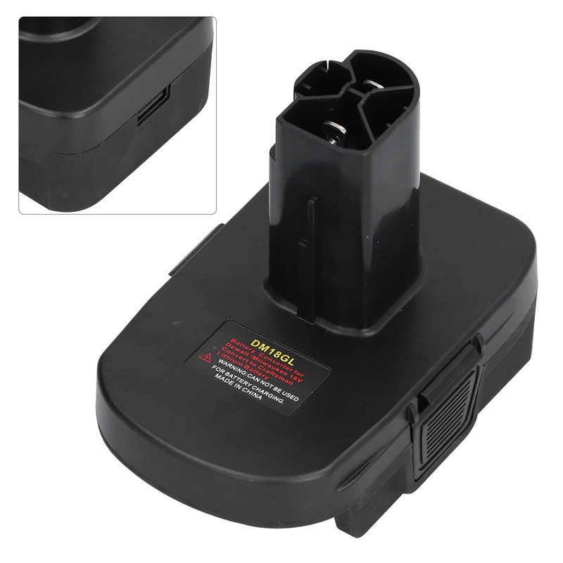 Battery Adapter Converter Conversion Kit Dock Power Connector 18V DM18GL