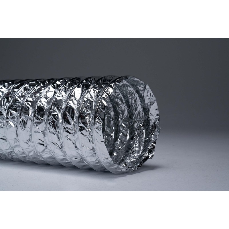 HVAC Premium 4'' Inch Aluminum Hose Flexible Air Duct Pipe