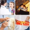2 PCS Mini Pen Torch Light with Pupil Gauge Ruler