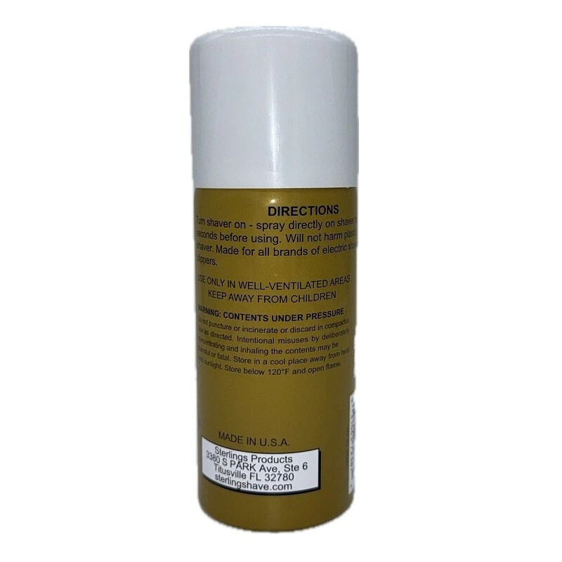 Sterling's Gold Label Preshave and Lubricator Spray for All Electric