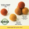 Miao and Woof Wool Cat Balls – 6-Pack Soft Felt