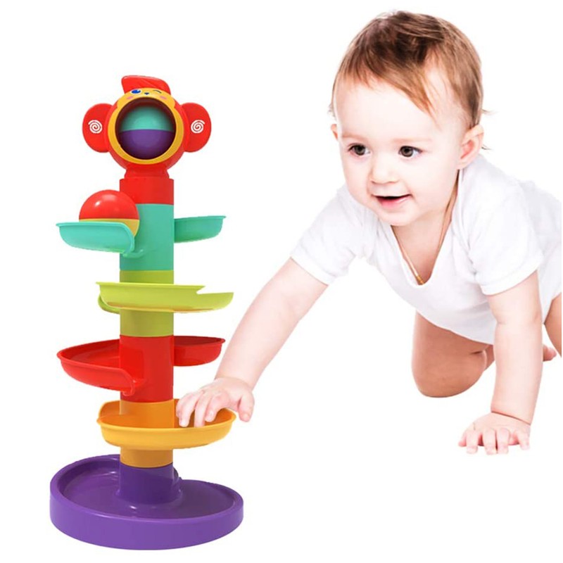 Children's And Babies' Educational Track Rolling Ball Sliding Ball Tower