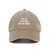 Old Lives Matter Baseball Cap Embroidered Cotton Adjustable Dad Hat