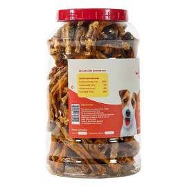 Premios Snacks Para Perros Patitas De Pollo Deshidratadas Lovie 100 Pzas. 100% Pollo Natural. Sin Conservadores Sin Saborizantes. Para todas las etapas Cachorro, Adulto, Adulto Mayor