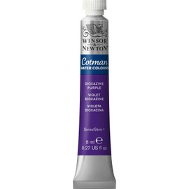 Winsor & Newton 8840091 Cotman Watercolour Paint, Studio Watercolours, Vibrant, High-Quality Colours with Very Good Processing Properties, 8 ml Tube, Dioxazine Purple
