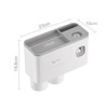 Wall Mounted Toothbrush Holder Multi Function Magnetic Absorption Bathroom Storage
