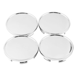 RhinoTuning 4 PCS 65 mm Wheel Center Caps Compatible With 17" & 18" Mustang 17" Focus 17" & 20" F150 16" Contour, OD: 2.56 in / 65 mm ID: 2.32 in / 59 mm Chrome Hub Caps Wheel Trims