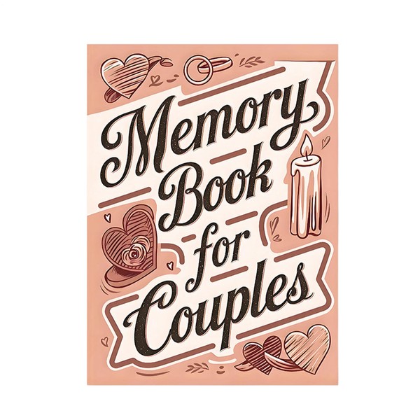 Scrapbook for Couples,Photo Scrapbook 58-Page - Adventure Notebook Meaningful Design