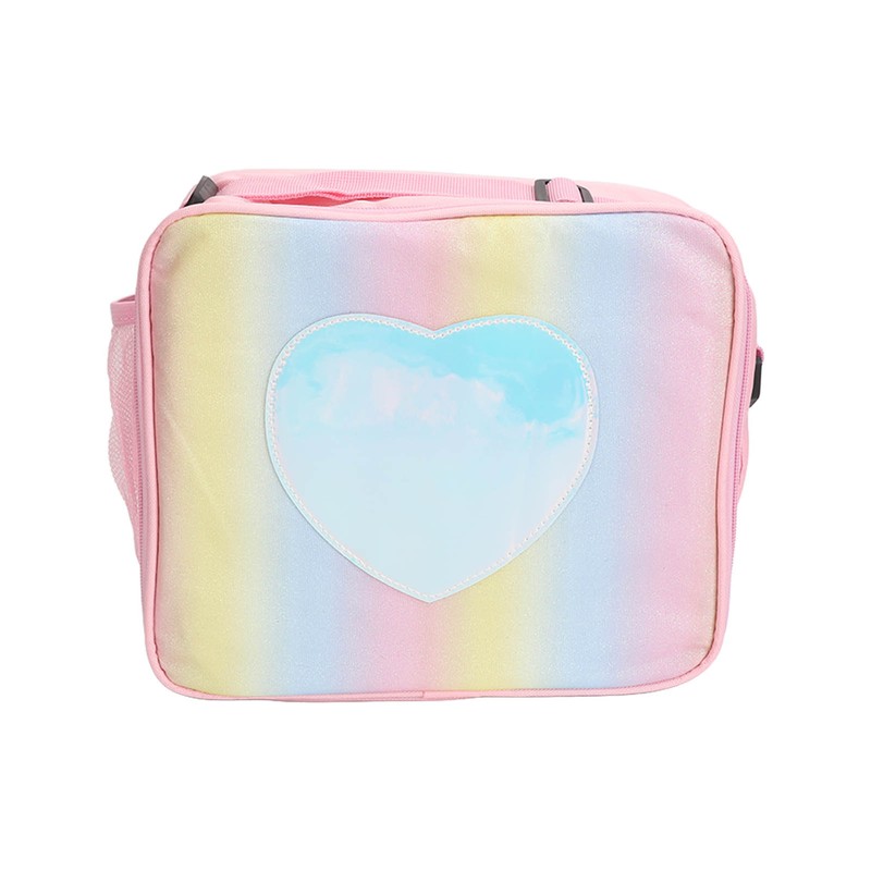 Lunch Bag Small Lunch Box Gradient Pink Reusable Leakage Proof